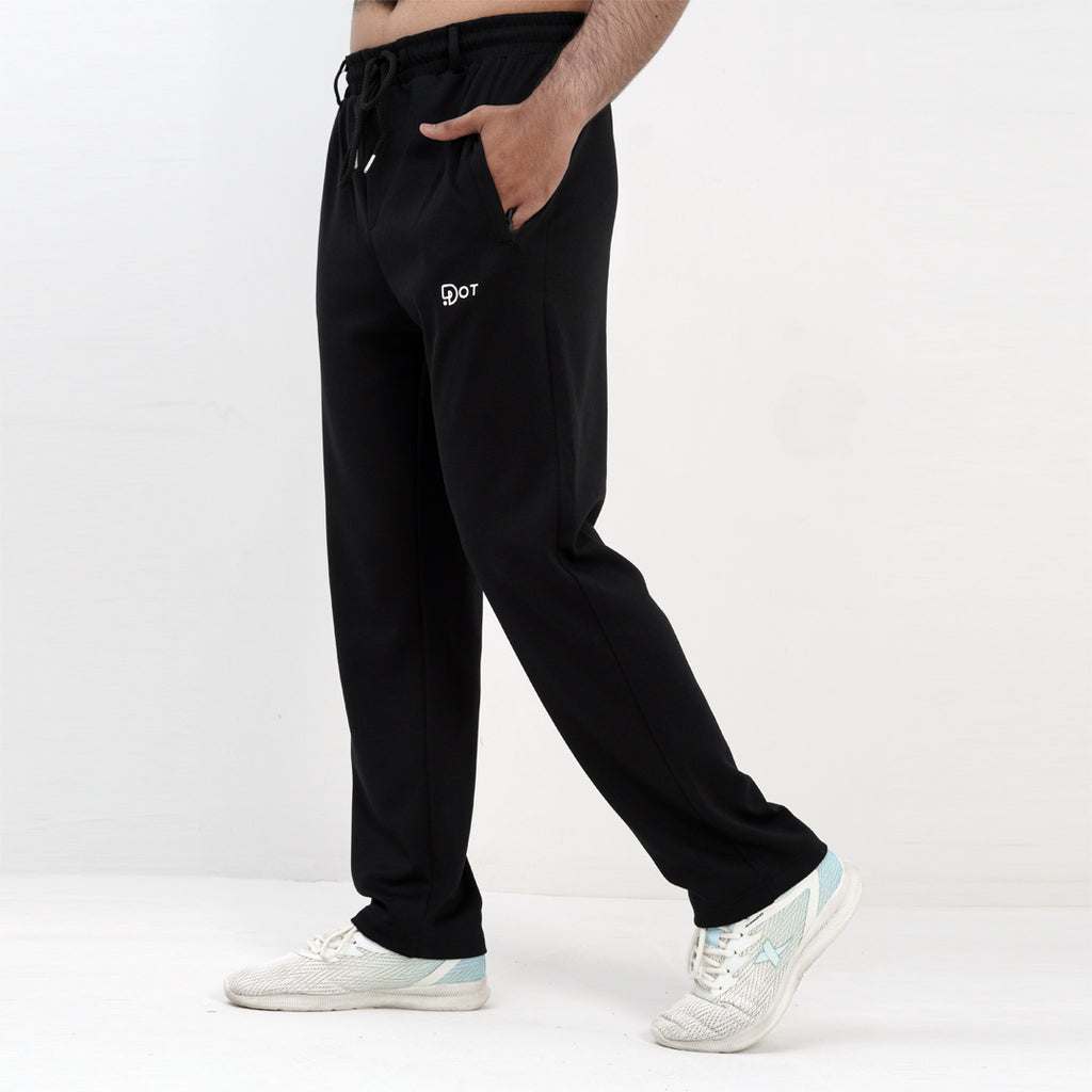 VISCOSE COMFY BLACK NORMAL BAGGY TROUSER PANT