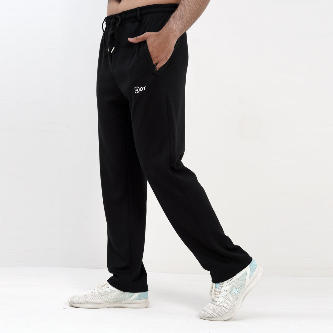 VISCOSE COMFY BLACK NORMAL BAGGY TROUSER PANT