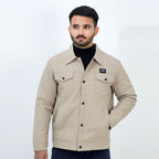 VENTURE WAFFLE BEIGE MENS CASUAL JACKET