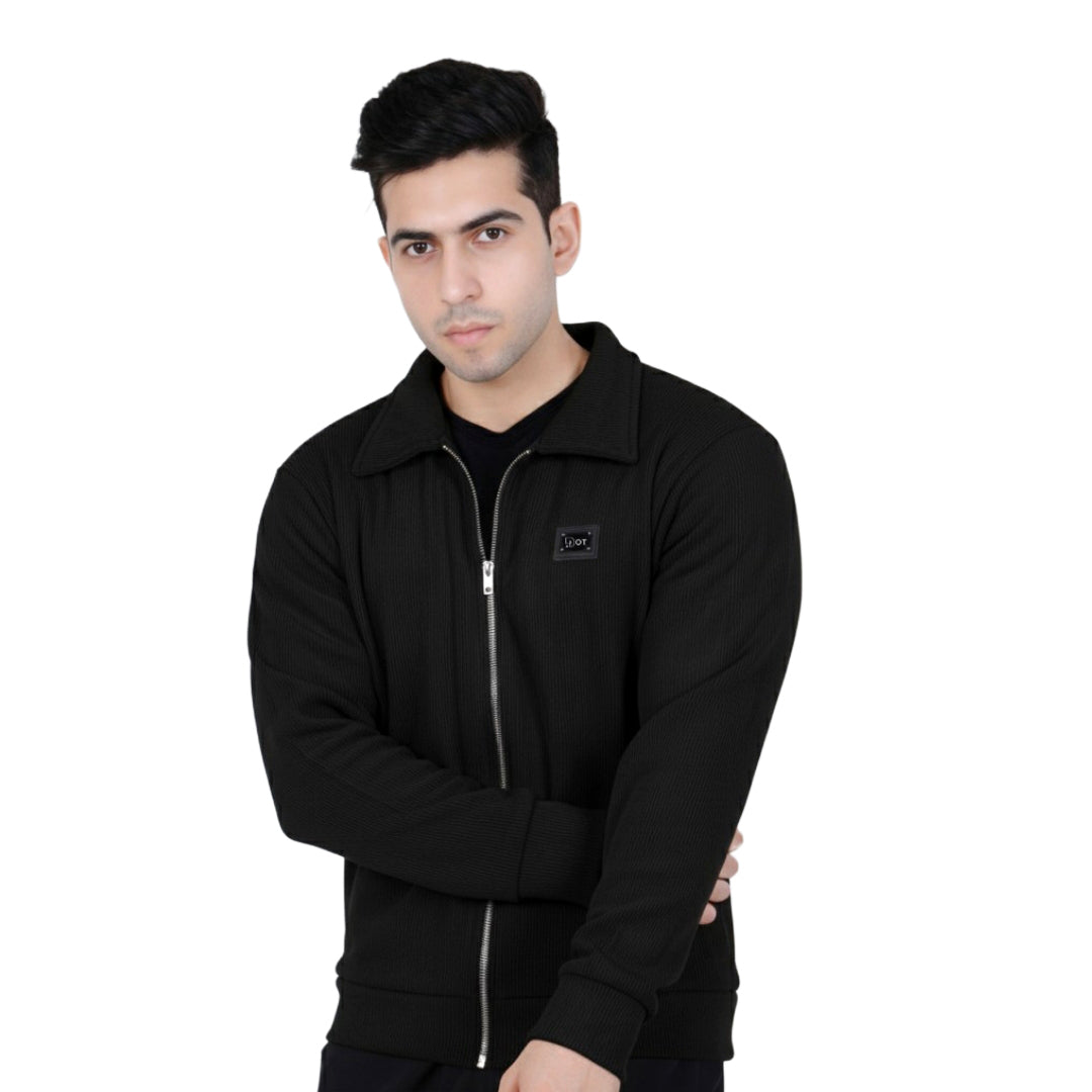 Premium Harrington Corduroy Jacket | Black