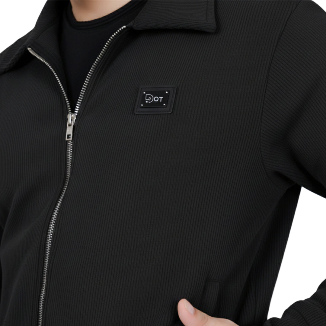 Premium Harrington Corduroy Jacket | Black