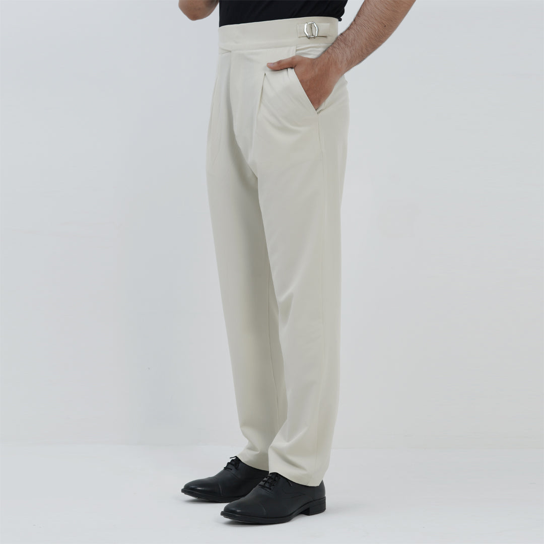 ITALIAN COLLAR GURKHA PANT LT.BEIGE