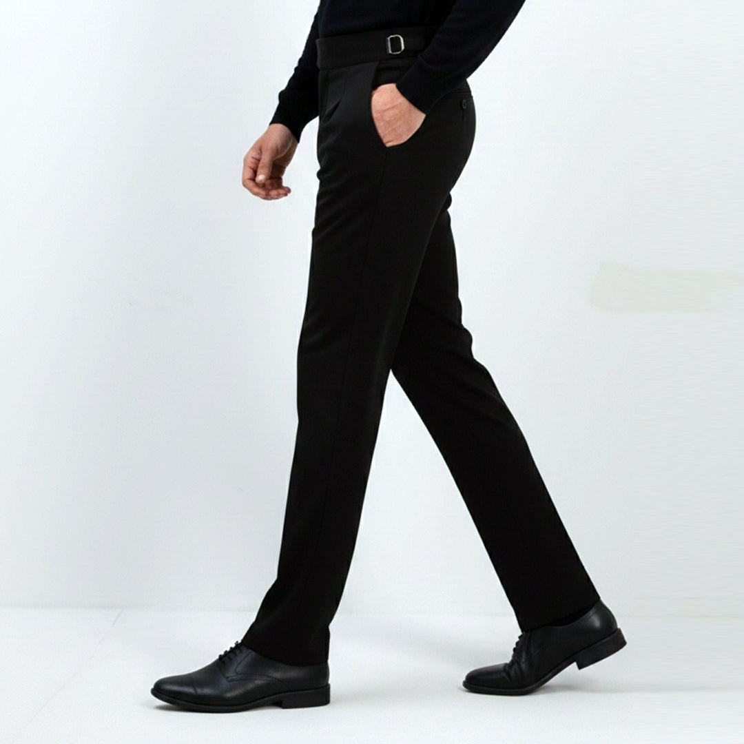 ITALIAN COLLAR GURKHA PANT BLACK