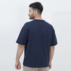 Essential Slub Tee | Navy