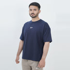 Essential Slub Tee | Navy