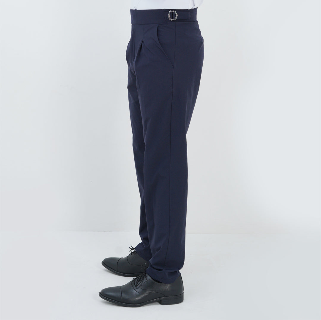 ITALIAN COLLAR GURKHA PANT NAVY