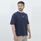 Essential Slub Tee | Navy