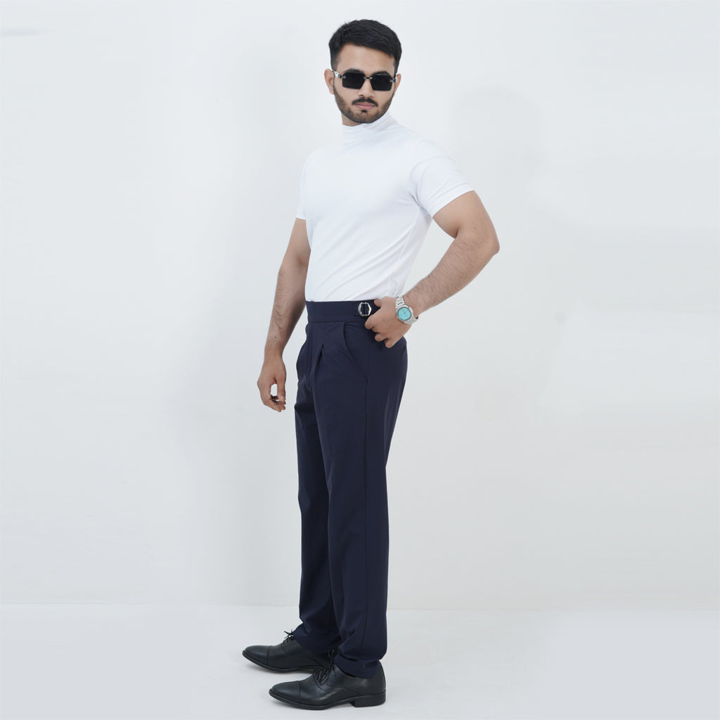 Italian Signature Gurkha Pant | Midnight