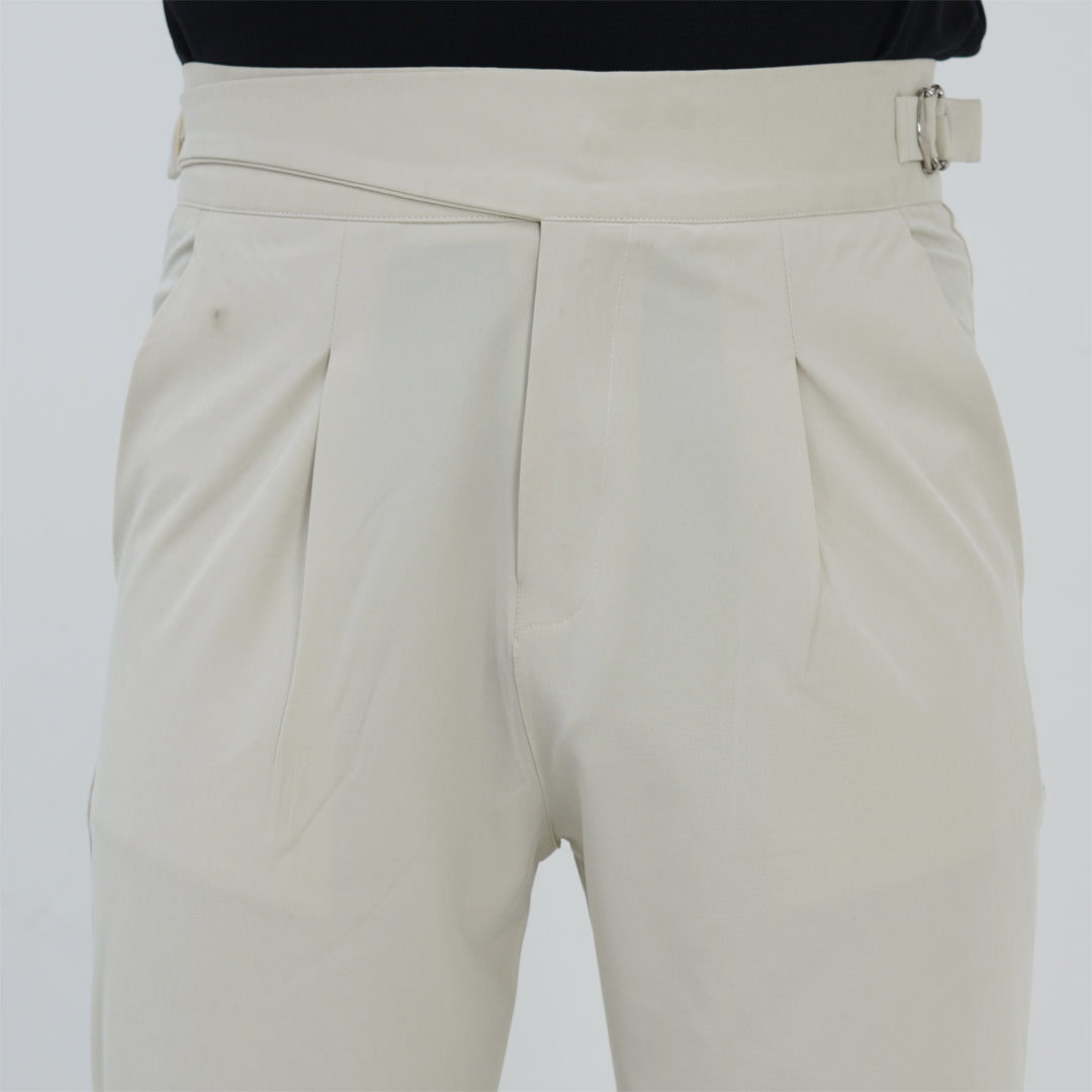 ITALIAN COLLAR GURKHA PANT LT.BEIGE