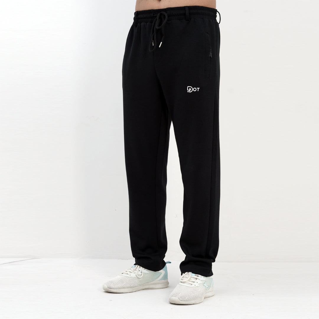 VISCOSE COMFY BLACK NORMAL BAGGY TROUSER PANT