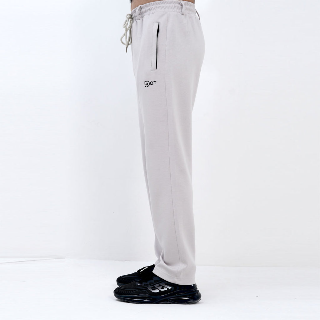 VISCOSE COMFY MIST BEIGE NORMAL BAGGY TROUSER PANT