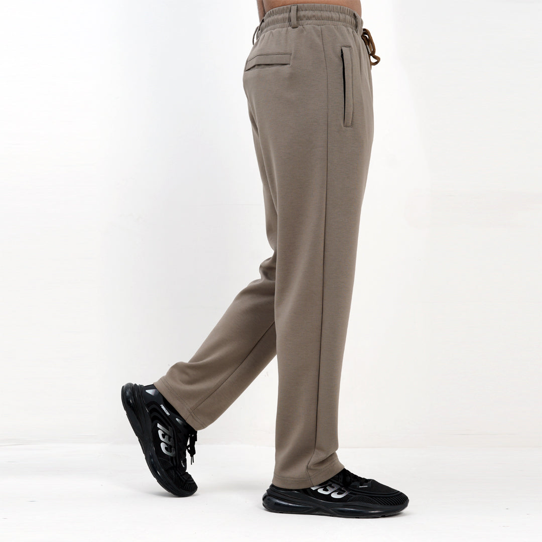 VISCOSE COMFY KHAKI NORMAL BAGGY TROUSER PENT