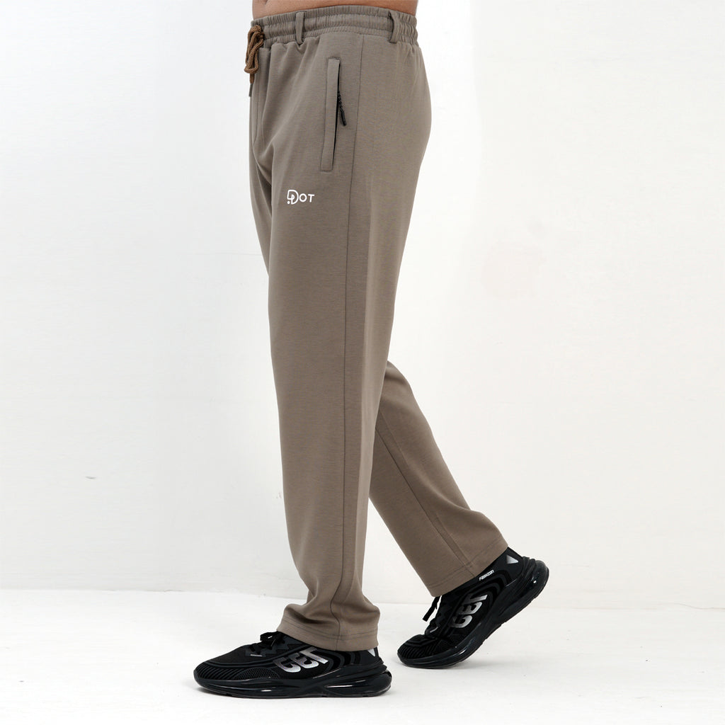 VISCOSE COMFY KHAKI NORMAL BAGGY TROUSER PENT