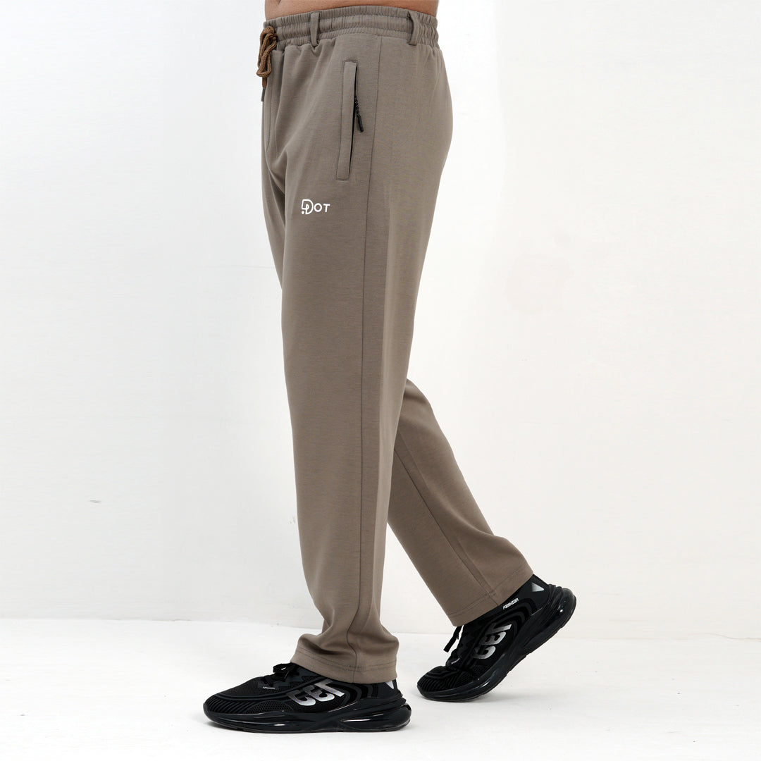 VISCOSE COMFY KHAKI NORMAL BAGGY TROUSER PENT