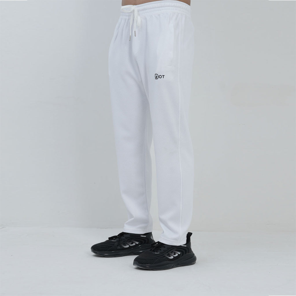 HONEYCOMB SELF WHITE TROUSER