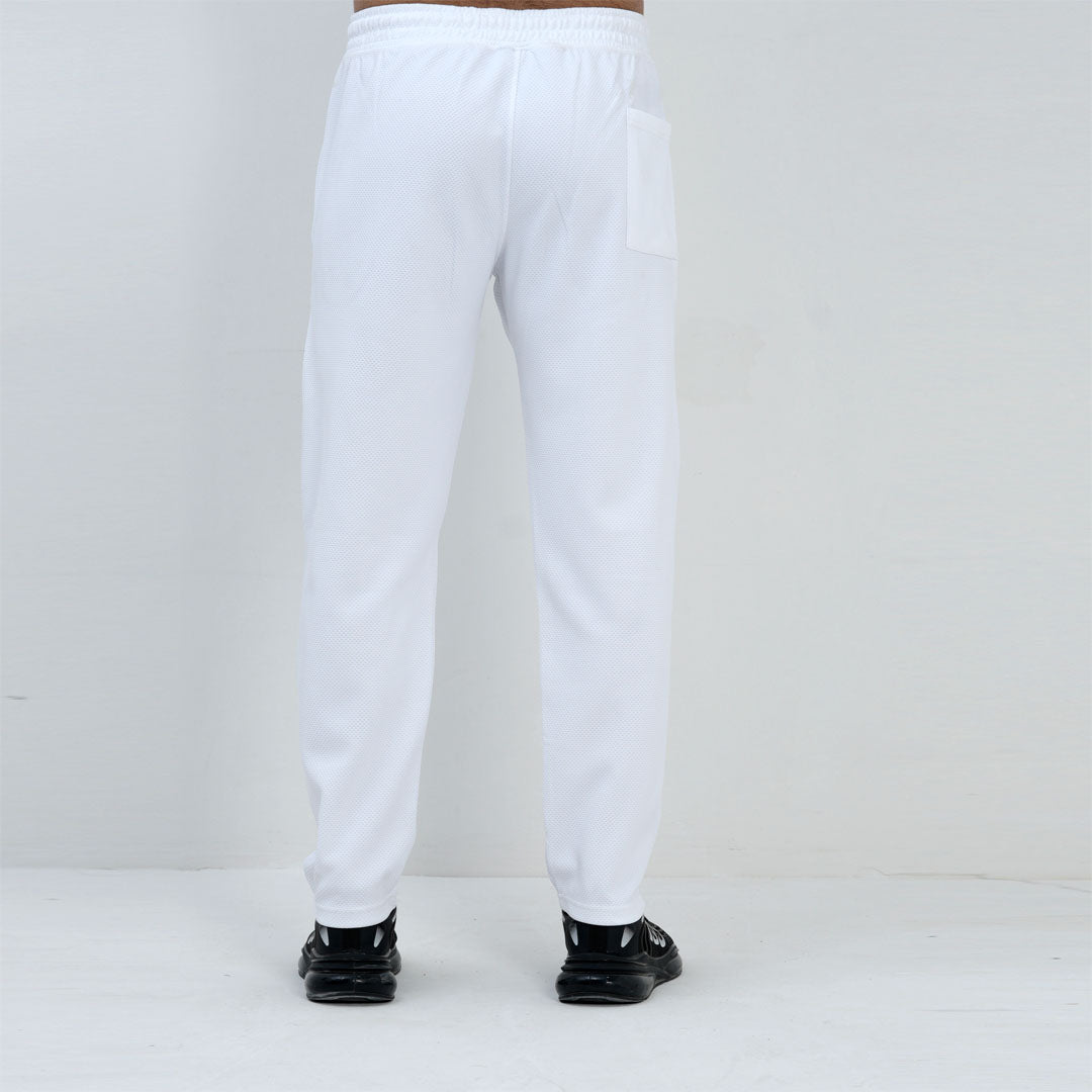 HONEYCOMB SELF WHITE TROUSER