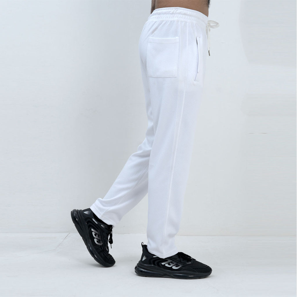 HONEYCOMB SELF WHITE TROUSER