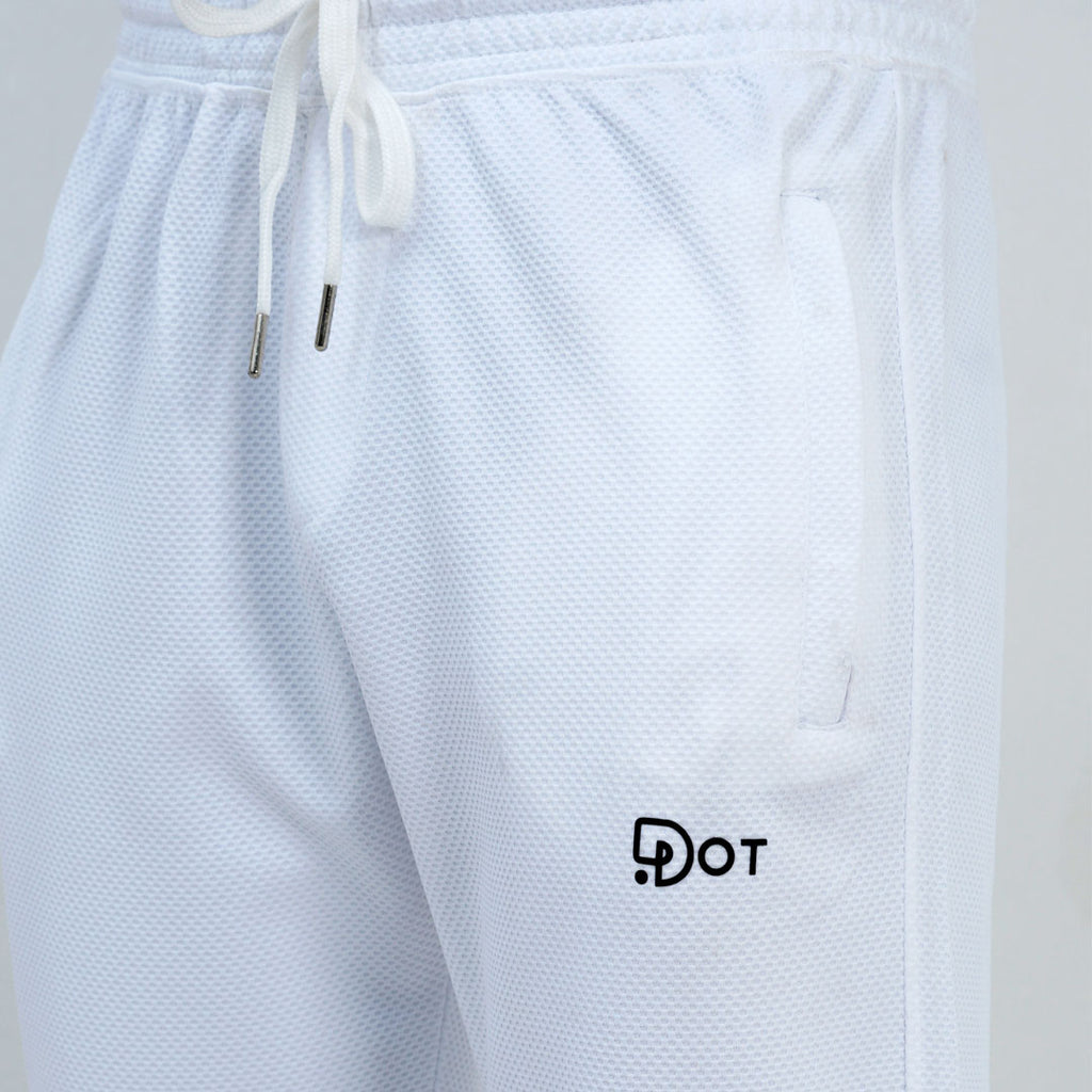 HONEYCOMB SELF WHITE TROUSER