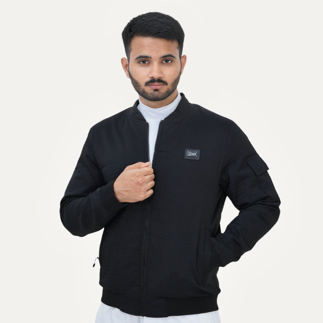 HERITAGE PUFFER JACKET BLACK