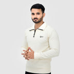 WAFFLE Quarter-Zip | Beige
